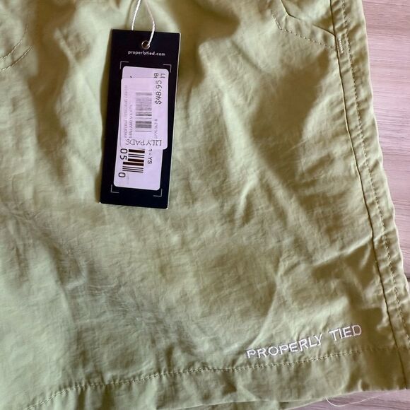 Properly Tied Mallard Shorts Youth Small Green NWT - Picture 4 of 5